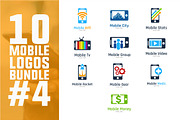 10 Mobile Logo Bundle #4