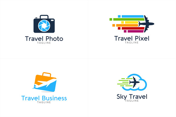 10 Travel Logo Bundle #2 in Logo Templates - product preview 2