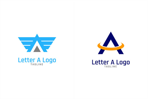 10 Initial Letter A Logo Bundle #2 in Logo Templates - product preview 3