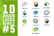 10 Brain Logo Bundle #5