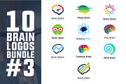 10 Brain Logo Bundle #3