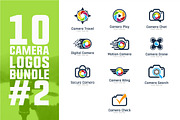 10 Camera Logo Bundle #2
