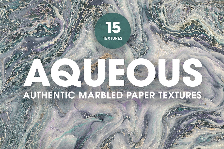 15 Authentic Marbled Paper Textures in Textures - product preview 8