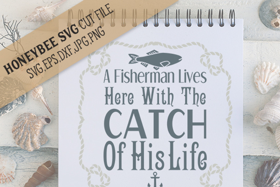 A Fisherman with Catch of His Life in Illustrations - product preview 8
