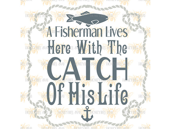 A Fisherman with Catch of His Life in Illustrations - product preview 1
