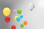 freedom concept of balloons 
