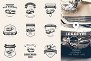Set of 9 Logotype Templates