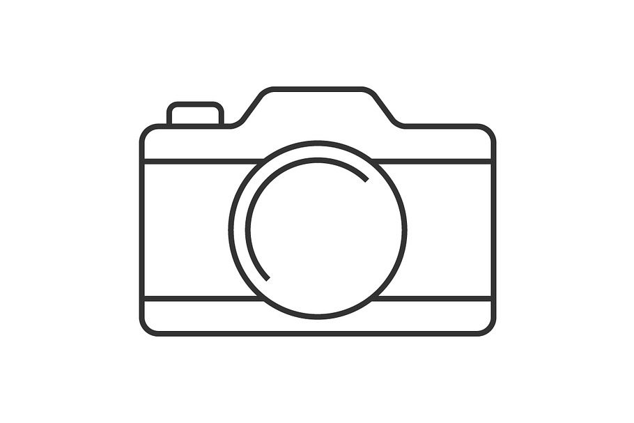 Camera thin line icon in Camera Icons - product preview 8