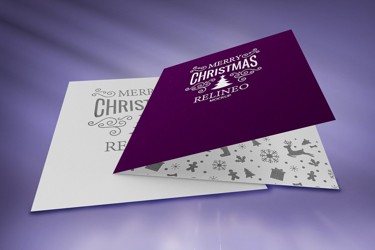 Christmas Card Mock-up#10 in Print Mockups - product preview 8