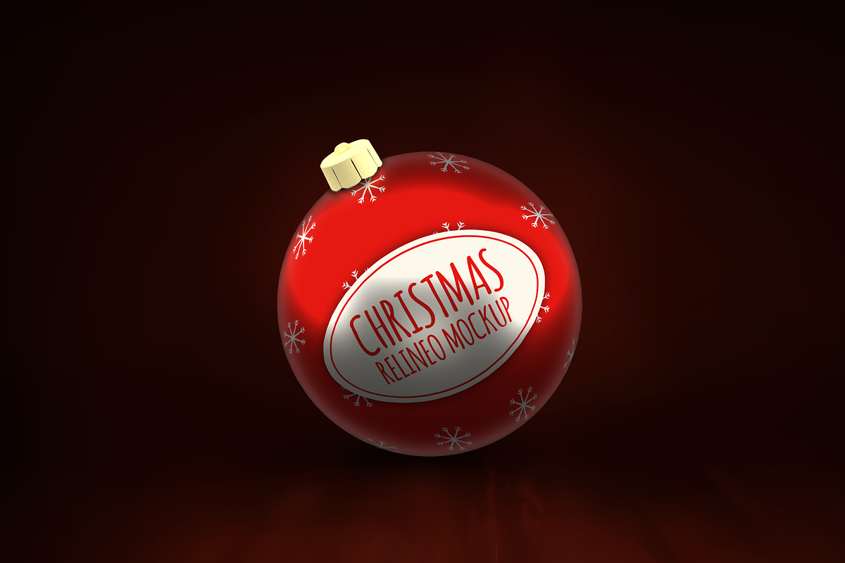 Christmas Ornament Mock-up#1 in Print Mockups - product preview 8