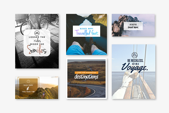 TRAVEL - Social Media Pack in Social Media Templates - product preview 7