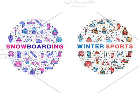 Winter Sport Icons Branding Graphics in Sports Icons - product preview 11
