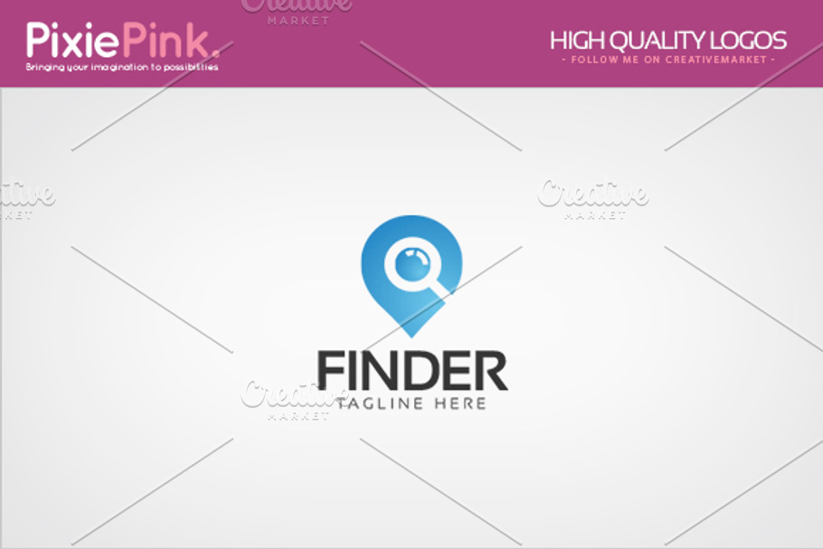 Finder Logo Template in Logo Templates - product preview 8
