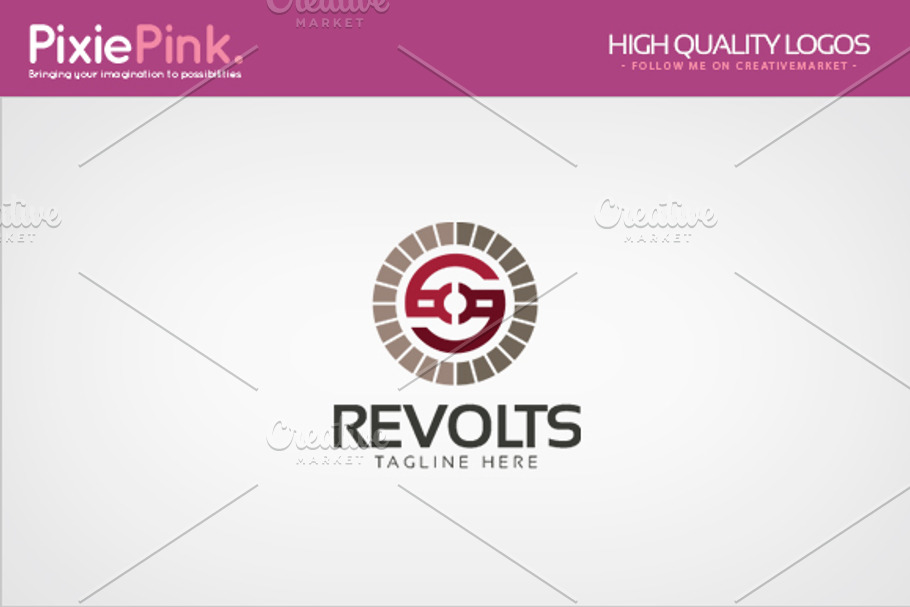 Revolts Logo Template