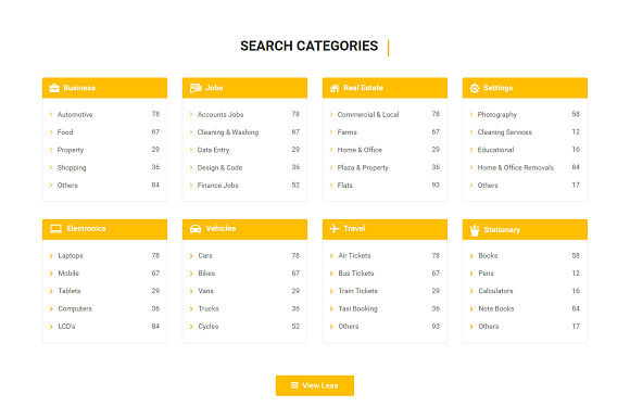 Template For Listing, Directory, Job in Website Templates - product preview 3