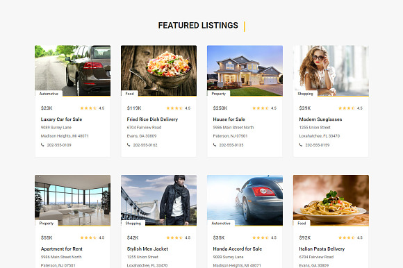 Template For Listing, Directory, Job in Website Templates - product preview 4