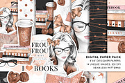 Coffee & Books Paper Pack