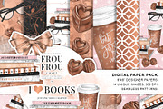 Books Chocolate and Coffee Papers