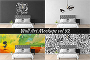 Wall Mockup - Sticker Mockup Vol 92