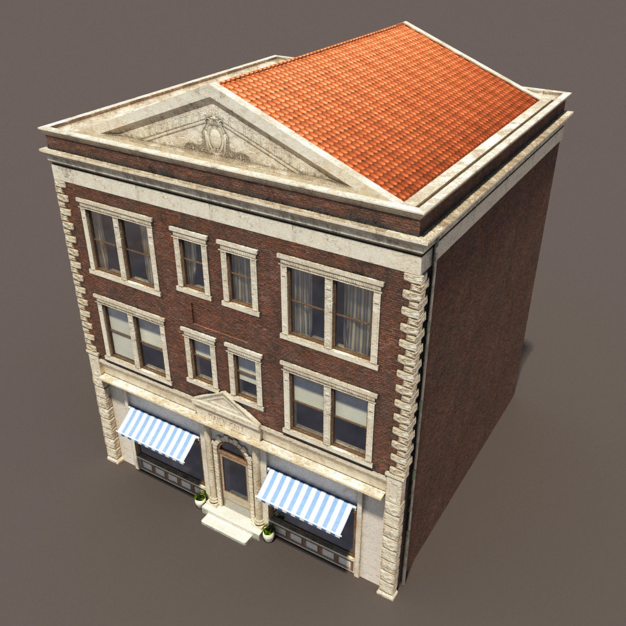 Apartment Building  Low Poly  in Architecture - product preview 1
