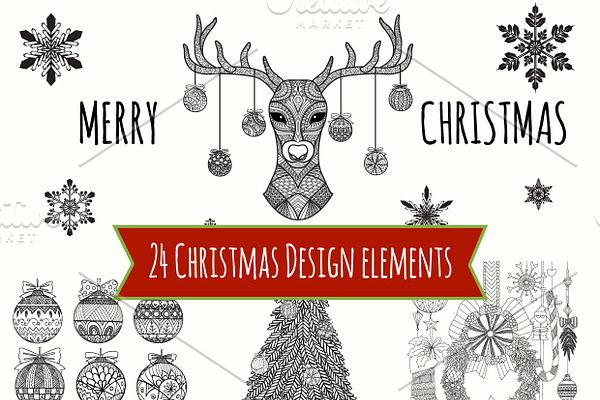 Christmas design element