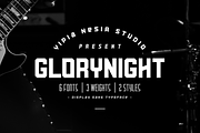 Glorynight Family - 6 fonts