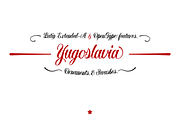 Yugoslavia -calligraphic-