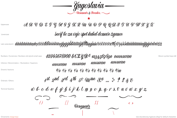 Yugoslavia -calligraphic- in Script Fonts - product preview 3
