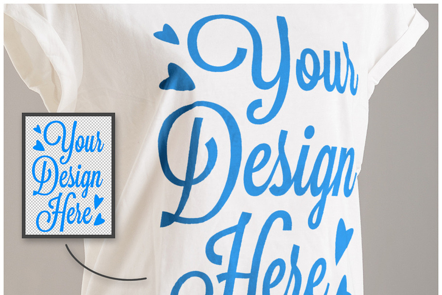 T-shirt mockup in Product Mockups - product preview 8