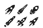 Space rockets iconset