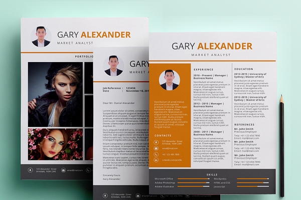 PowerPoint resume pack template