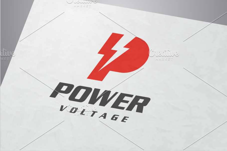 Power - Letter P Logo in Logo Templates - product preview 8
