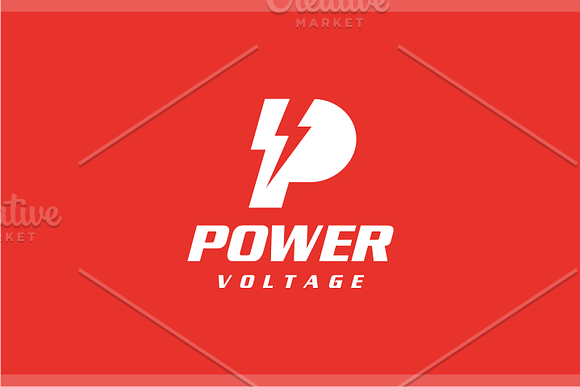 Power - Letter P Logo in Logo Templates - product preview 3
