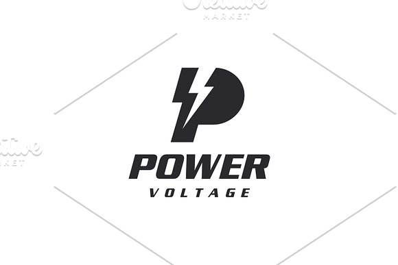 Power - Letter P Logo in Logo Templates - product preview 4