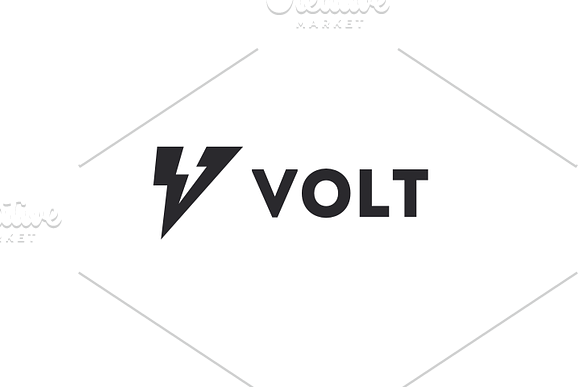 Volt - Letter V Logo in Logo Templates - product preview 4
