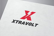Xtra Volt - Letter X Logo