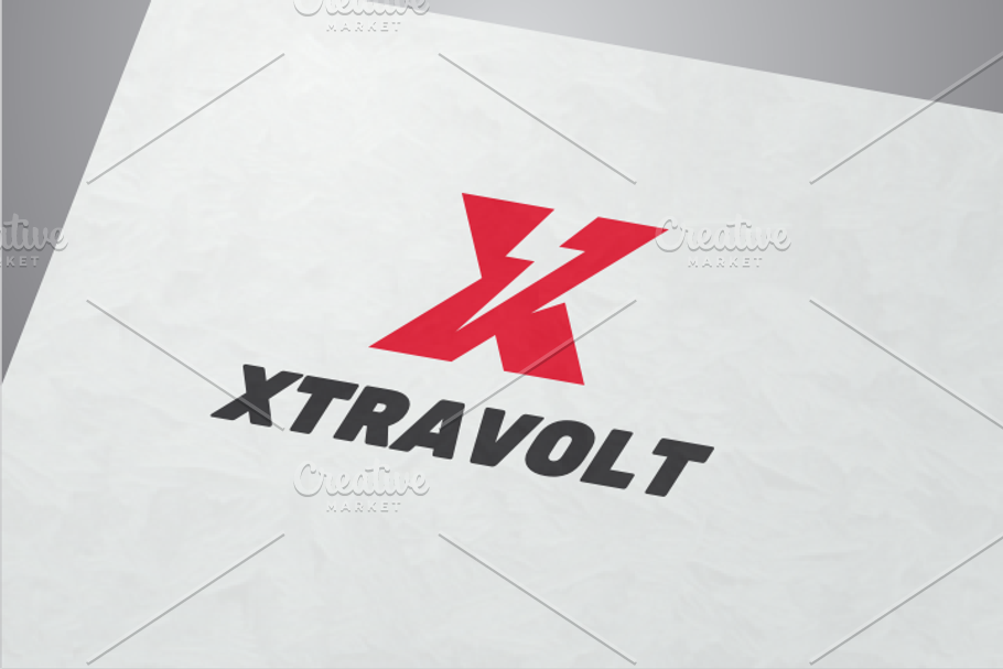 Xtra Volt - Letter X Logo in Logo Templates - product preview 8
