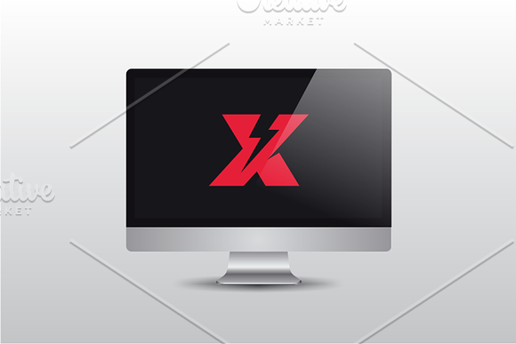 Xtra Volt - Letter X Logo in Logo Templates - product preview 1