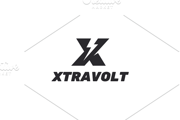 Xtra Volt - Letter X Logo in Logo Templates - product preview 4