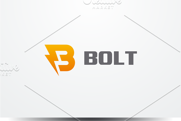 Bolt - Letter B Logo in Logo Templates - product preview 2