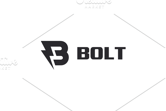 Bolt - Letter B Logo in Logo Templates - product preview 4