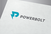 Power Bolt - Letter P Logo