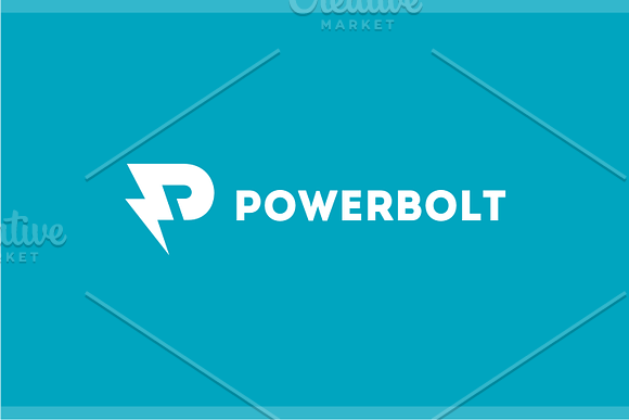 Power Bolt - Letter P Logo in Logo Templates - product preview 3