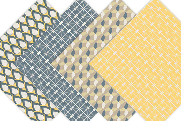 Retro Digital Paper Patterns in Patterns - product preview 3