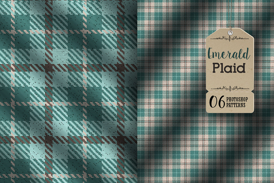 Emerald Plaid in Patterns - product preview 8