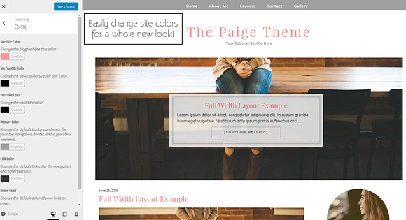 Fashion WordPress Theme | Minimal in WordPress Minimal Themes - product preview 2