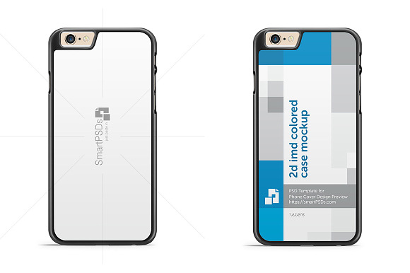 iPhone 6S 2d IMD Phone Case Mockup in Product Mockups - product preview 1