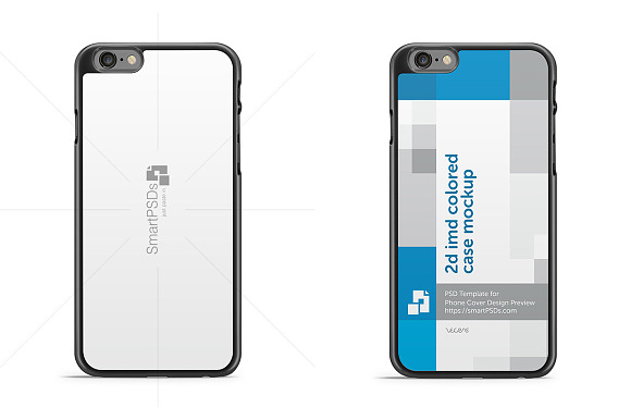 iPhone 6S 2d IMD Phone Case Mockup in Product Mockups - product preview 2