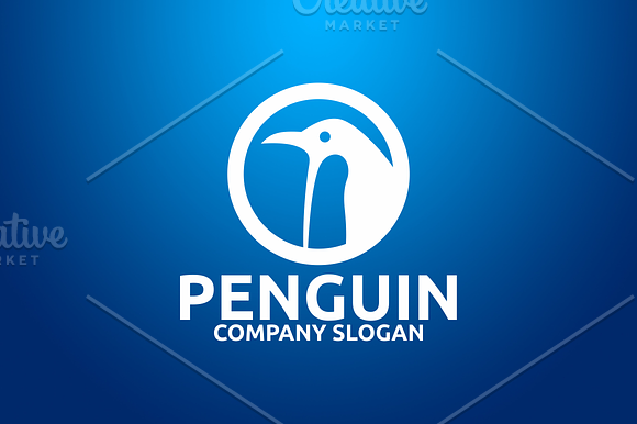 Penguin in Logo Templates - product preview 1