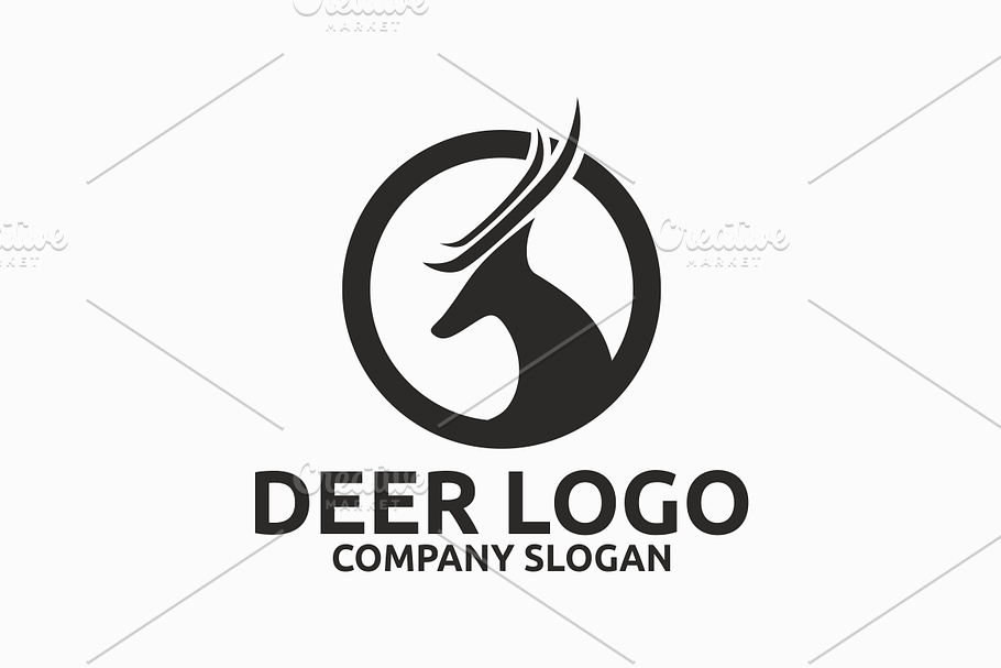 Deer Logo in Logo Templates - product preview 8